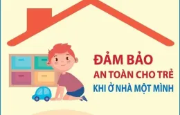 Đảm bảo an toàn cháy nổ: Tuyệt đối không khóa trái cửa nhốt trẻ trong nhà một mình