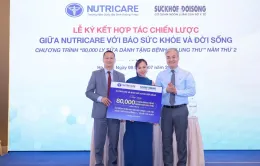 Tặng 80.000 ly sữa đến trẻ em ung thư ở hai bệnh viện tuyến đầu