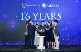 Nam Thành Group và Aekyung tri ân đối tác trong sự kiện “Hành trình 16 năm: Đồng hành và Phát triển”