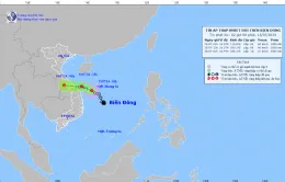 Áp thấp nhiệt đới đi vào vùng biển Trung Bộ