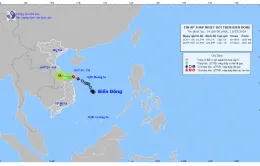 Áp thấp nhiệt đới giật cấp 8 trên vùng biển Quảng Trị đến Quảng Nam, nhiều nơi mưa to