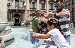 Nắng nóng đỉnh điểm tại Italy