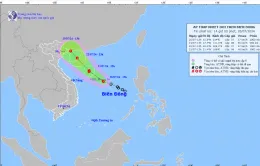 Áp thấp nhiệt đới có thể mạnh lên thành bão giật cấp 10