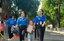 Thanh niên tình nguyện hỗ trợ Lễ Quốc tang: Vinh dự, tự hào và xúc động