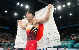 Oka Shinosuke giành HCV toàn năng môn thể dục dụng cụ | Olympic 2024