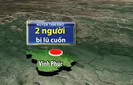 2 người chết do bị lũ ống cuốn trôi tại Tam Đảo (Vĩnh Phúc)