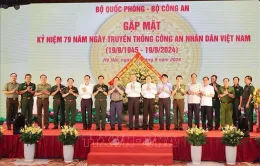 Gặp mặt Kỷ niệm 79 năm Ngày truyền thống Công an nhân dân