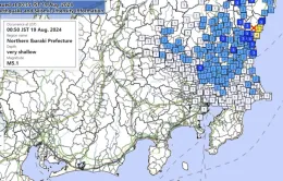 Động đất mạnh rung chuyển khu vực Đông Bắc thủ đô Tokyo (Nhật Bản)