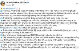 TP. Hồ Chí Minh: Cảnh báo các tân sinh viên với chiêu trò lừa đảo thu học phí