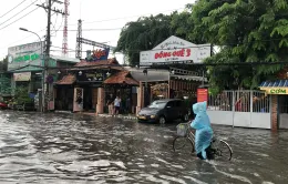 TP. Hồ Chí Minh, Vũng Tàu, Bến Tre ngập úng sau trận mưa lớn