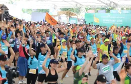 11.000 cây xanh được gieo trồng tại giải chạy Long An Half Marathon 2024