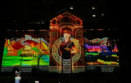 Ấn tượng trình chiếu 3D Mapping nhân kỷ niệm 79 năm ngành Thông tin và Truyền thông