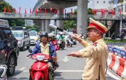 Cảnh sát giao thông Hà Nội triển khai nhiều biện pháp bảo đảm giao thông dịp lễ Quốc khánh