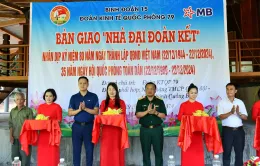 Khánh thành và bàn giao nhà "Đại Đoàn kết" cho người hoàn cảnh khó khăn ở Quảng Bình