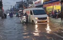 TP Hồ Chí Minh và Đồng Nai ngập úng ngày đầu kỳ nghỉ lễ