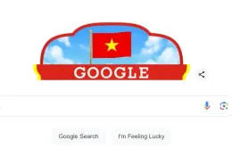 Google dùng doodle đặc biệt chào mừng Quốc khánh Việt Nam