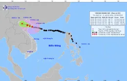 Bão số 3 mạnh cấp 13 trên vùng biển Quảng Ninh-Thái Bình, sóng biển cao 6-8m