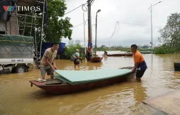 Lũ trên sông Hồng tiếp tục lên trong đêm nay, trên sông Thao biến đổi chậm