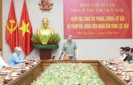 Tổng Bí thư, Chủ tịch nước Tô Lâm: Tập trung cao độ khắc phục hậu quả bão lũ, ưu tiên cứu người