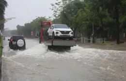 Nghệ An: Trung tâm TP Vinh ngập sâu, sẵn sàng di dời người dân