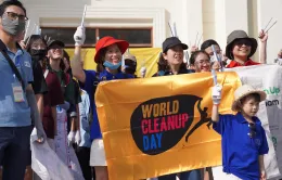 910kg rác được thu gom trong “World Cleanup Day 2024 - Ngày hội Dọn rác tại Hà Nội”