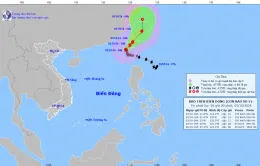 Bão số 5 di chuyển về phía Đài Loan (Trung Quốc), biển động dữ dội