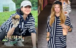 Sao Hàn mặc áo Chanel gần 6000 USD đi làm ruộng