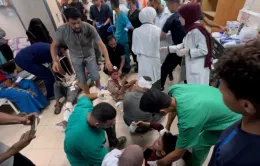 Một trường học tại Gaza bị không kích, ít nhất 28 người tử vong