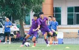 U17 Việt Nam bước vào buổi tập đầu tiên tại Phú Thọ