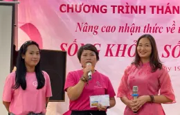 Diễn viên Diễm Hằng ủng hộ chiến dịch "Tháng 10 Hồng “Sống khỏe, sống đẹp”