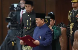 Ông Prabowo Subianto tuyên thệ nhậm chức Tổng thống Indonesia