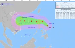 Bão Trami giật cấp 10 hướng vào Biển Đông