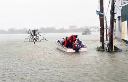 Mang tài sản đi tránh lũ, người đàn ông ở Quảng Bình bị lật thuyền mất tích