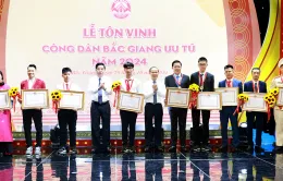 Bắc Giang: Tôn vinh 9 công dân ưu tú năm 2024