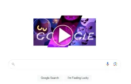 Chú mèo Momo trở lại đón Halloween 2024 trên Google