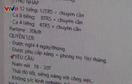 Cuối năm phòng ngừa sập bẫy “việc nhẹ, lương cao”