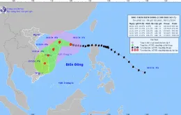Bão số 7 liên tục đổi hướng, khu vực Bắc Biển Đông gió mạnh cấp 8 - 11