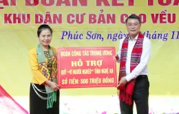 Trưởng Ban Tổ chức Trung ương chung vui Ngày hội Đại đoàn kết tại Nghệ An