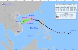 Bão số 9 giật cấp 11, cách quần đảo Hoàng Sa khoảng 350 km