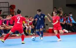 Giải VĐ futsal nữ ĐNA 2024: Thái Lan giành vị trí nhất vòng bảng