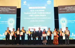 10 giải thưởng Thành phố thông minh Việt Nam 2024 được trao cho 6 đô thị