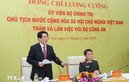 Chủ tịch nước Lương Cường làm việc với Bộ Công an