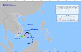 Bão số 10 suy yếu thành áp thấp nhiệt đới