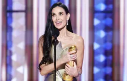 Demi Moore giành giải Quả cầu vàng đầu tiên trong sự nghiệp