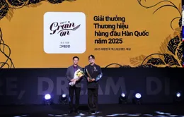 Thương hiệu GrainOn đạt “Giải thưởng Thương hiệu Hàng đầu Hàn Quốc năm 2025” hạng mục Men tiêu hóa