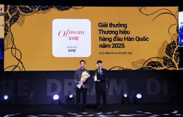 Thương hiệu OFMOM đạt “Giải thưởng Thương hiệu Hàng đầu Hàn Quốc năm 2025” hạng mục Men vi sinh