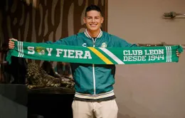 James Rodriguez tới Mexico thi đấu