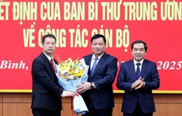 Ông Nguyễn Mạnh Hùng được chỉ định giữ chức Phó Bí thư Tỉnh ủy Thái Bình