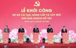 Tổng Bí thư Tô Lâm dự Lễ khởi công Dự án cải tạo, nâng cấp và xây mới khu Nhà khách Hồ Tây