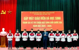 Thái Nguyên vào top 10 về số giải học sinh giỏi quốc gia 2024-2025